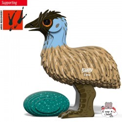 Eugy 057 - Emu - EUG-5313956 - dodoland - Maquettes en carton - Le Nuage de Charlotte