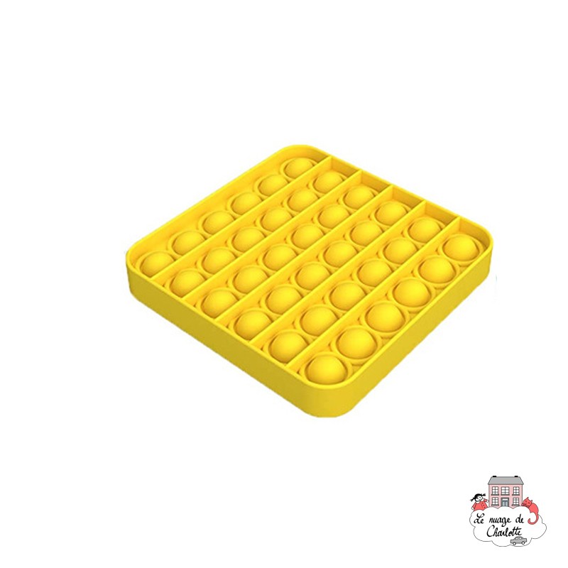 Fidget Game Pop It - Square - Yellow - LJA-001CJ - Les Jouets d'Antoine - Activity Toys - Le Nuage de Charlotte