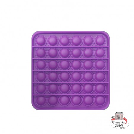 Fidget Game Pop It - Square - Violet - LJA-001CM - Les Jouets d'Antoine - Activity Toys - Le Nuage de Charlotte