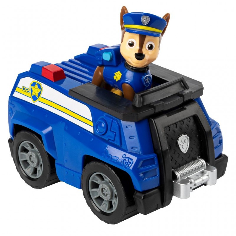 Paw Patrol - Chase and his Patrol Cruiser - SPM-20145144 - Spin Master - Paw Patrol - Le Nuage de Charlotte