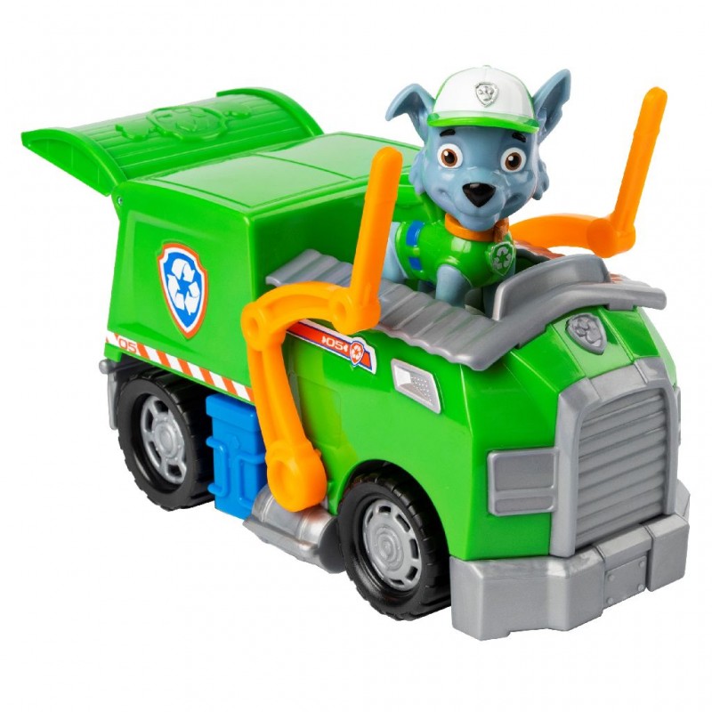 Paw Patrol - Rocky and his Recycle Truck - SPM-20145139 - Spin Master - Paw Patrol - Le Nuage de Charlotte