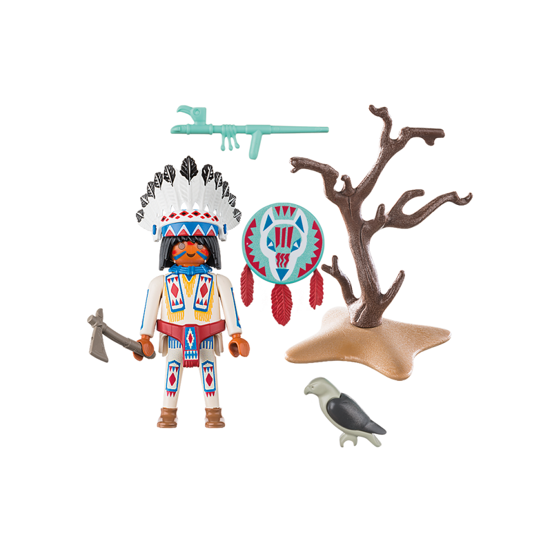 playmobil - Native American Chief - PLA-70062 - Playmobil - Playmobil - Le Nuage de Charlotte