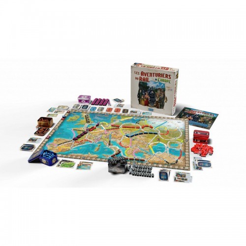 Ticket to Ride - Europe 15th Anniversary - DOW-75203 - Days of Wonder - Board Games - Le Nuage de Charlotte