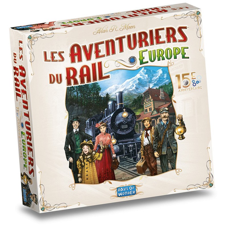 Les Aventuriers du Rail - Europe 15ème Anniversaire - DOW-75203 - Days of Wonder - Jeux de société - Le Nuage de Charlotte