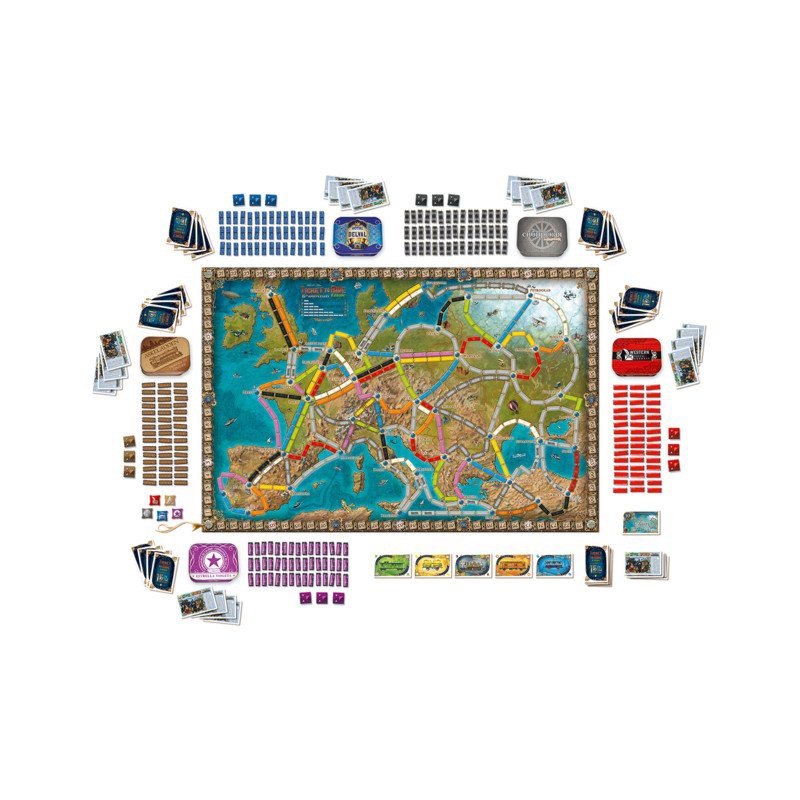 Ticket to Ride - Europe 15th Anniversary - DOW-75203 - Days of Wonder - Board Games - Le Nuage de Charlotte