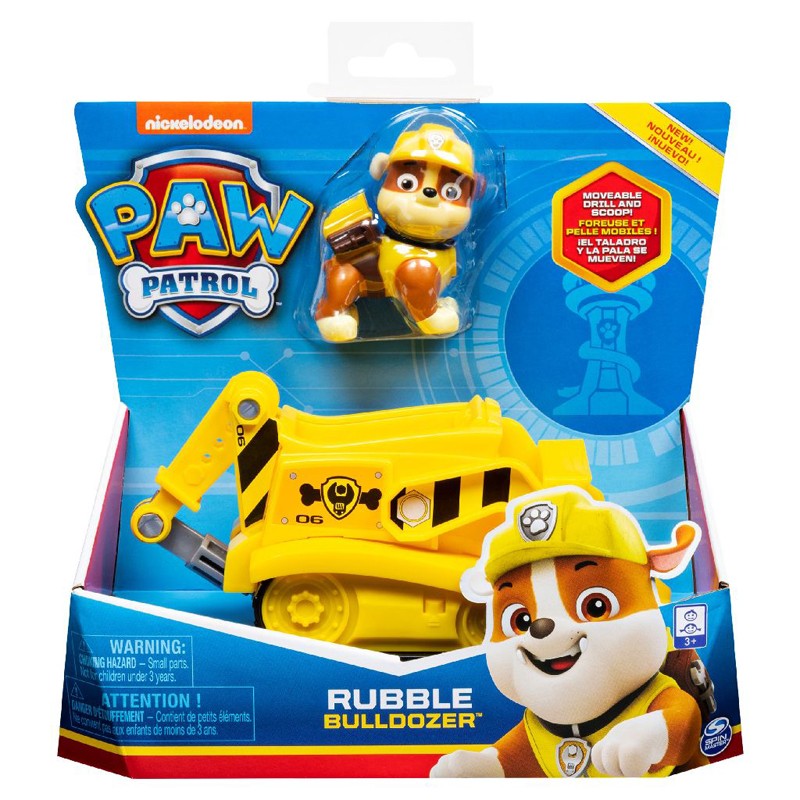 Paw Patrol - Rubble Bulldozer - SPM-20145147 - Spin Master - Paw Patrol - Le Nuage de Charlotte