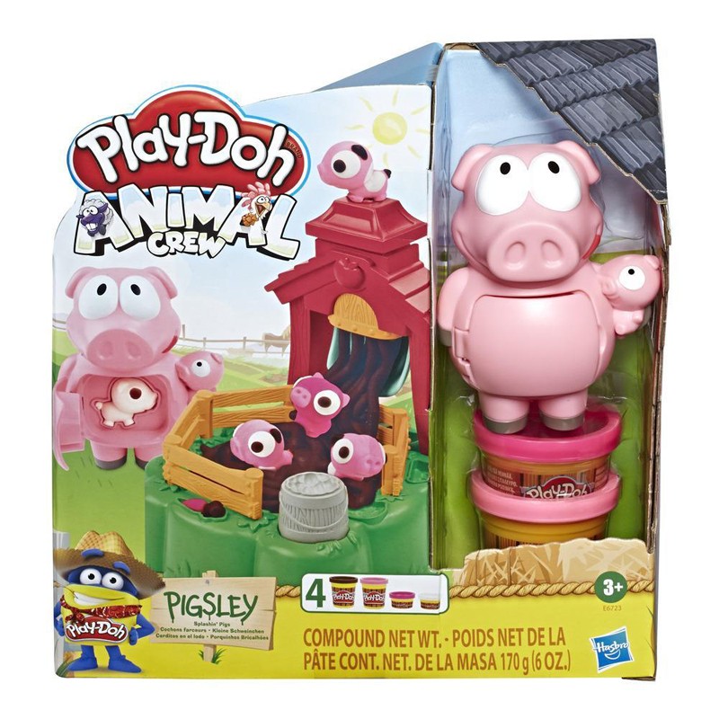 Play-Doh Animal Crew - Pigsley Cochons farceurs - HAS-E6723 - Hasbro - Sable et pâtes à modeler - Le Nuage de Charlotte