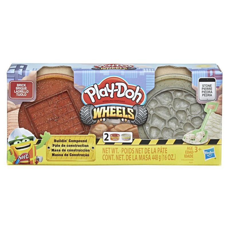 Play-Doh Wheels - Brick / Stone - HAS-E4508 - Hasbro - Sand and Playdough - Le Nuage de Charlotte