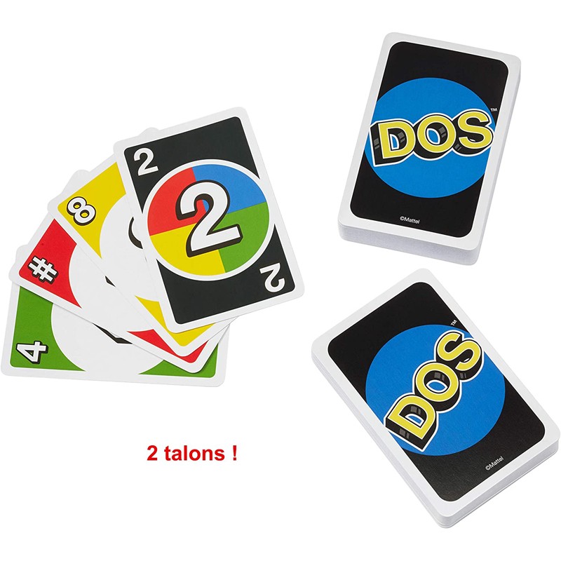 UNO DOS - MTL-FRM36 - Mattel - Jeux de cartes - Le Nuage de Charlotte