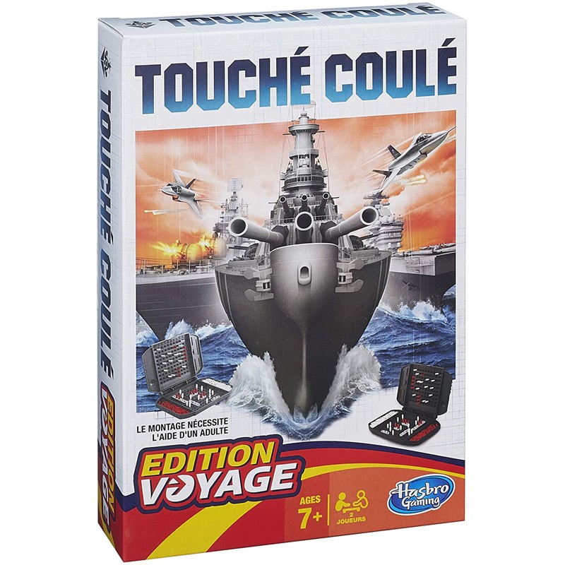 Touché Coulé Edition Voyage - HAS-B0995 - Hasbro - Jeux de société - Le Nuage de Charlotte