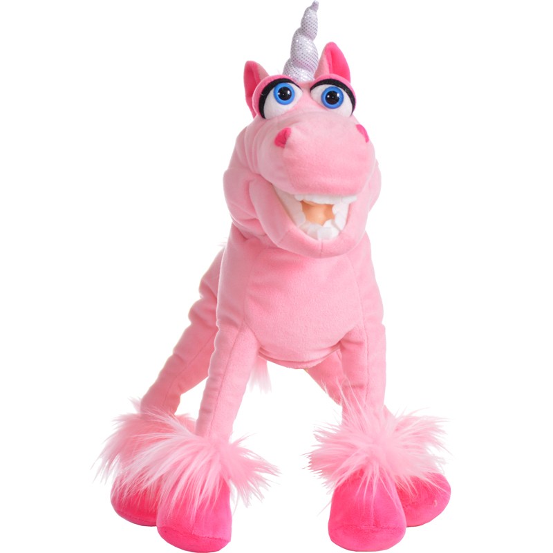 Licorne rose - LPS-W839 - Living Puppets - Marionettes à main - Le Nuage de Charlotte