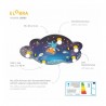 Plafonnier nuage Little Astronauts "Space Mission" - ELO-138380 - Elobra - Luminaires - Le Nuage de Charlotte