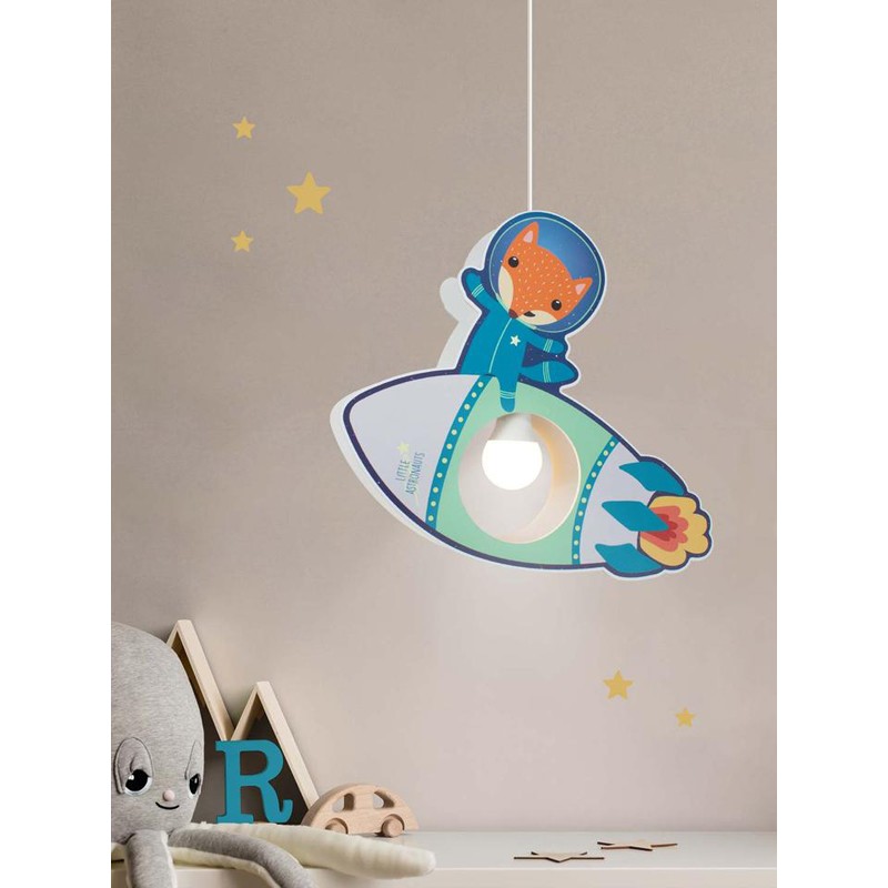 Lampe à suspension Little Astronauts "Rocket" - ELO-137987 - Elobra - Luminaires - Le Nuage de Charlotte