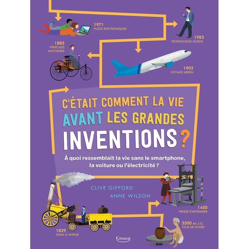 C'était comment la vie avant les grandes inventions ? - KIM-9782368088081 - Editions Kimane - Documentaires - Le Nuage de Cha...