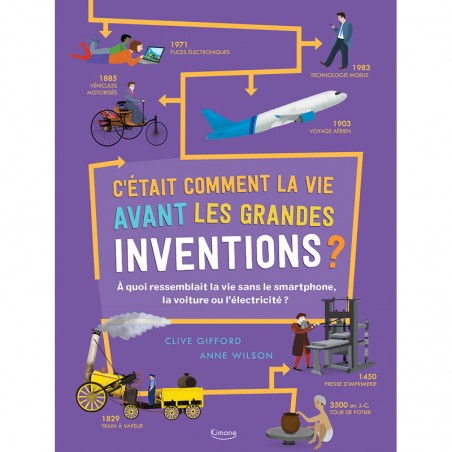 C'était comment la vie avant les grandes inventions ? - KIM-9782368088081 - Editions Kimane - Documentaires - Le Nuage de Cha...