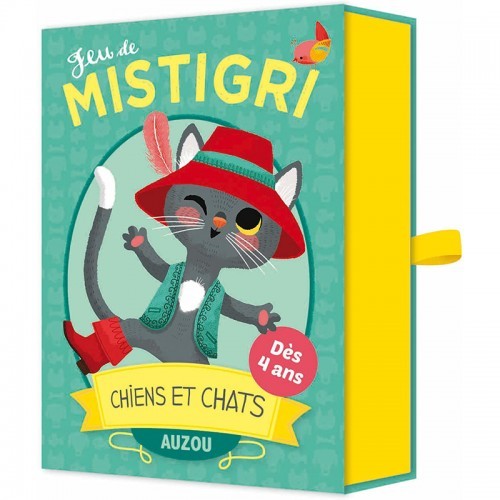 Jeu de Mistigri - Chiens et chats - AUZ-9782733841754 - Editions Auzou - Jeux de cartes - Le Nuage de Charlotte