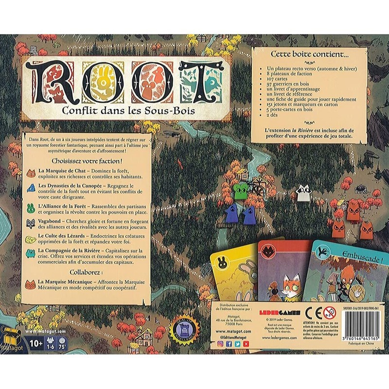 Root - Conflit dans les sous-bois - MAT-114141 - Matagot - Board Games - Le Nuage de Charlotte