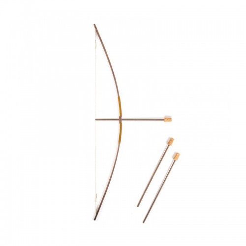 Rustik Bow (+3 arrows) - brown - KMT-ST454F - Kàlid Medieval Toys - Disguises - Le Nuage de Charlotte