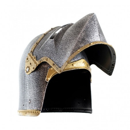 Bassinet Helmet with visor - KMT-ST937 - Kàlid Medieval Toys - Disguises - Le Nuage de Charlotte