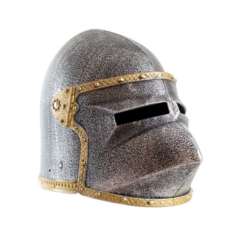 Bassinet Helmet with visor - KMT-ST937 - Kàlid Medieval Toys - Disguises - Le Nuage de Charlotte