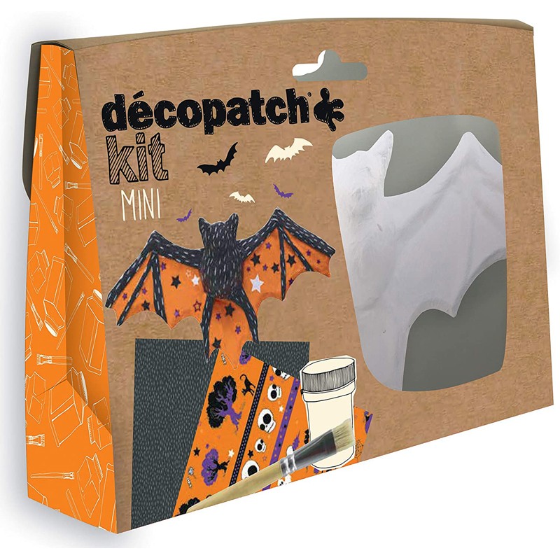 Mini-kit Chauve-souris - DPH-KIT019o - Decopatch - Boîtes créative - Le Nuage de Charlotte