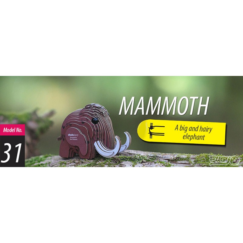 Eugy 031 - Mammoth - EUG-5313931 - dodoland - Maquettes en carton - Le Nuage de Charlotte