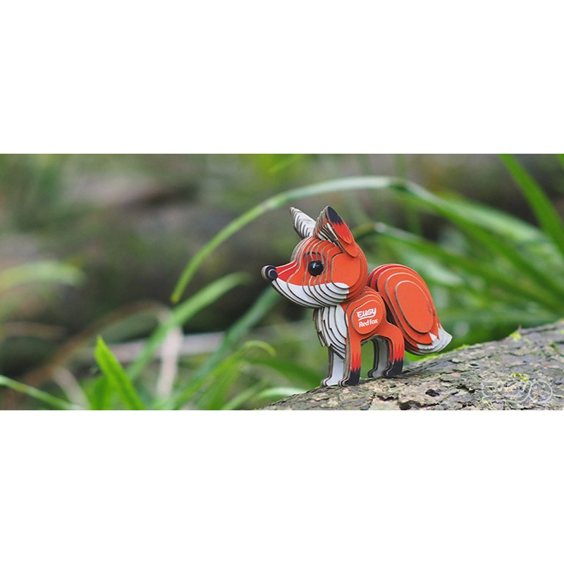 Eugy 072 - Red Fox - EUG-5313972 - dodoland - Maquettes en carton - Le Nuage de Charlotte