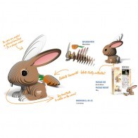 Eugy 071 - Lapin - EUG-5313971 - dodoland - Maquettes en carton - Le Nuage de Charlotte