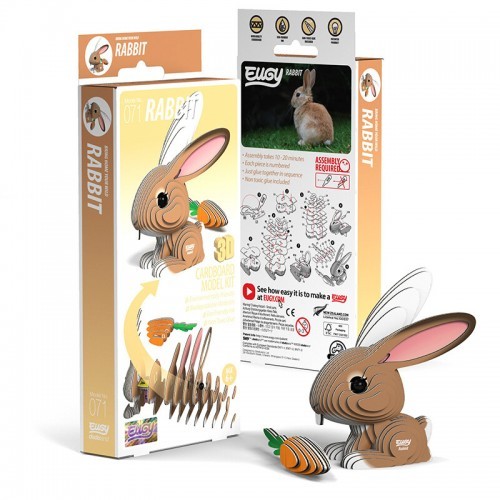 Eugy 071 - Rabbit - EUG-5313971 - dodoland - Maquettes en carton - Le Nuage de Charlotte