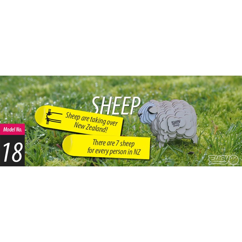 Eugy 018 - Sheep - EUG-5313918 - dodoland - Maquettes en carton - Le Nuage de Charlotte