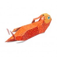 Jouets en papier animaux marins - PUK-26243 - Pukaca - Maquettes en carton - Le Nuage de Charlotte