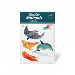 Marine Animals Paper Toys - PUK-26243 - Pukaca - Maquettes en carton - Le Nuage de Charlotte