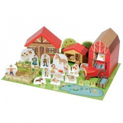 The Farm Paper Toy - PUK-28203 - Pukaca - Maquettes en carton - Le Nuage de Charlotte