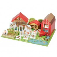 Le jouet en papier de la ferme - PUK-28203 - Pukaca - Maquettes en carton - Le Nuage de Charlotte