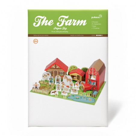 The Farm Paper Toy - PUK-28203 - Pukaca - Maquettes en carton - Le Nuage de Charlotte