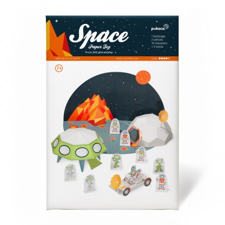 Space Paper Toy - PUK-28205 - Pukaca - Maquettes en carton - Le Nuage de Charlotte