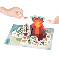 Dinosaur Island Paper Toy - PUK-28204 - Pukaca - Maquettes en carton - Le Nuage de Charlotte