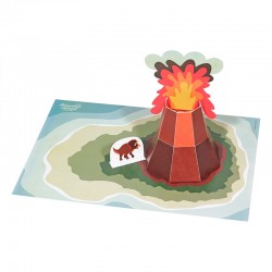 Dinosaur Island Paper Toy - PUK-28204 - Pukaca - Maquettes en carton - Le Nuage de Charlotte