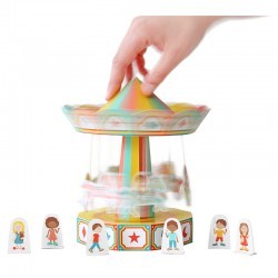 Carousel Movable Paper Toy - PUK-29201 - Pukaca - Maquettes en carton - Le Nuage de Charlotte