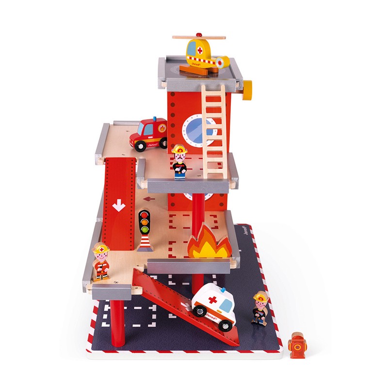 Fire station - JAN-J05717 - Janod - Garages and accessories - Le Nuage de Charlotte