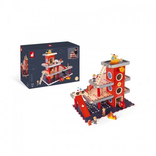 Caserne de pompiers - JAN-J05717 - Janod - Garages et accessoires - Le Nuage de Charlotte