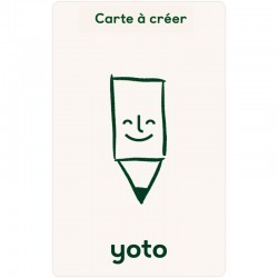 Yoto - Cartes à créer et autocollants (x10) (FR) - YOT-PKMYXX00404_RT - Yoto - Audiothèque Yoto - Le Nuage de Charlotte