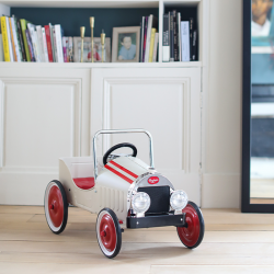 Baghera - Pedal Car - Classic White - BAGH-1941 - Baghera - Pedal cars and horses - Le Nuage de Charlotte