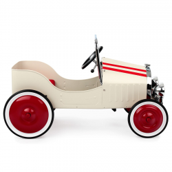 Baghera - Pedal Car - Classic White - BAGH-1941 - Baghera - Pedal cars and horses - Le Nuage de Charlotte