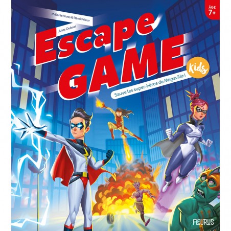 Escape Game Kids - Sauve les super-héros de Mégaville - FLS-9782215175285 - Editions Fleurus - Books - Le Nuage de Charlotte