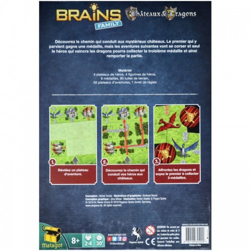 Brains Family - Châteaux et Dragons - MAT-114177 - Matagot - Board Games - Le Nuage de Charlotte