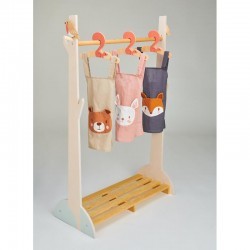 Linen Apron - Bear - TBD-8864061 - ThreadBear design - Aprons - Le Nuage de Charlotte