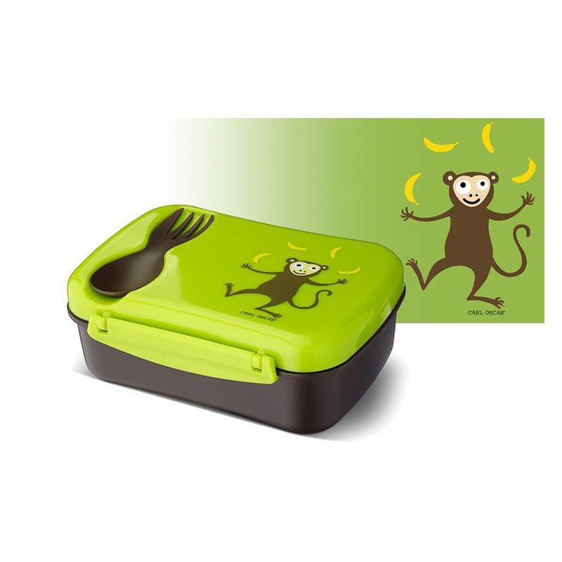 N'ice Box Lunchbox 0.6l + Cooling pack - Lime - CAO-106101 - Carl Oscar - Lunch box, snack - Le Nuage de Charlotte