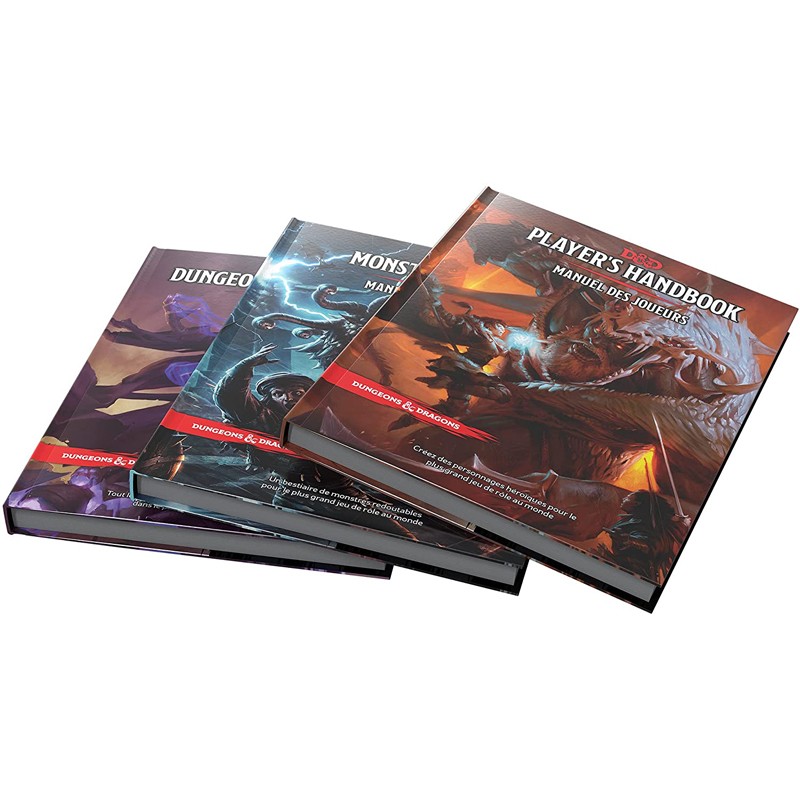 D&D 5 - Coffret cadeau des livrets de règles de base - WOC-WIDD5CORBFR - Wizards Of The Coast - Jeux de rôle - Le Nuage de Ch...