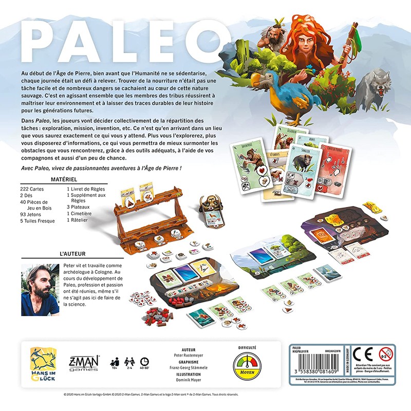 Paleo - ZMA-70401 - Z-Man - Jeux de société - Le Nuage de Charlotte